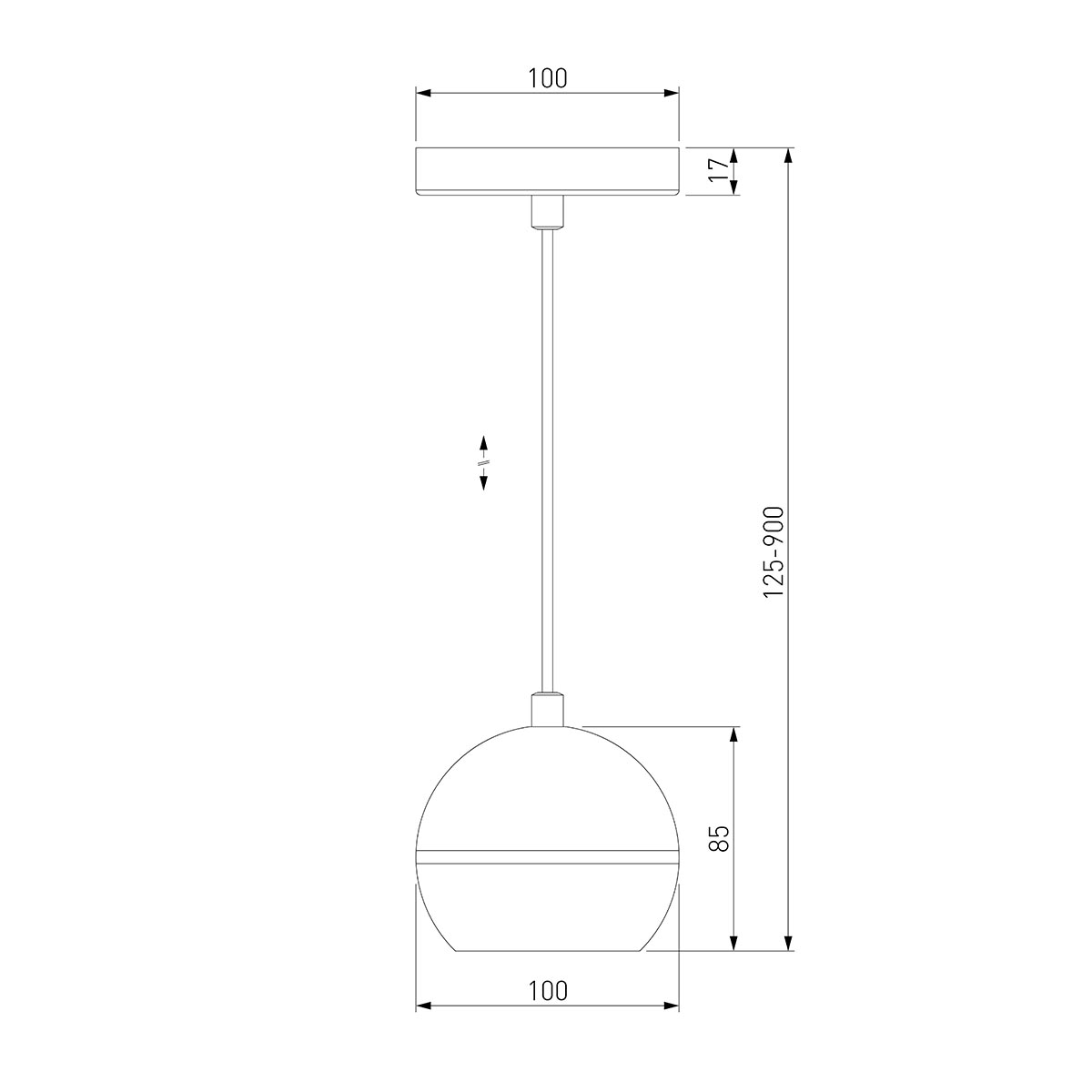 Подвесной светодиодный светильник Elektrostandard DLS023 9W 4200K черный/золото 4690389149146