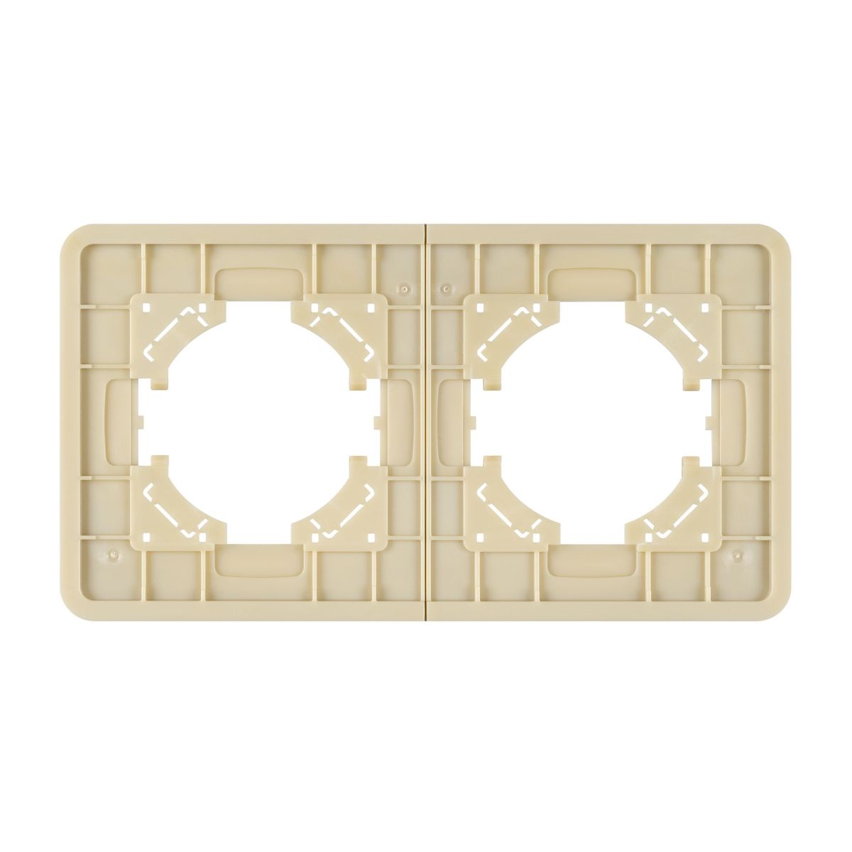 Рамка на 2 поста стеклянная Arlight FRM-OMALI-SFGS-2-GD 049711