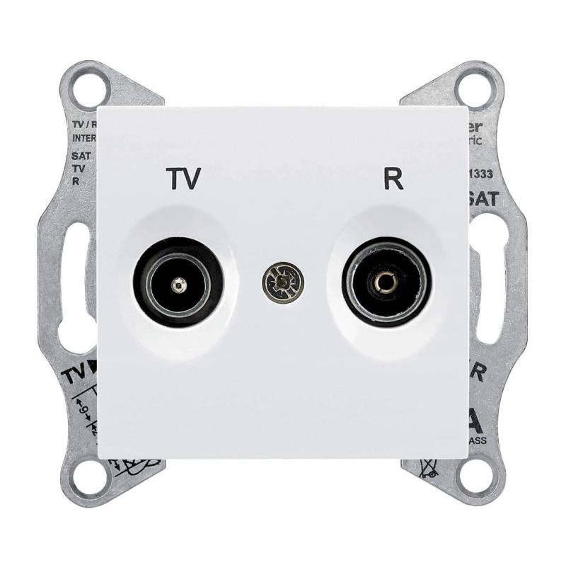 Розетка TV/R оконечная Schneider Electric Sedna 1dB SDN3301621