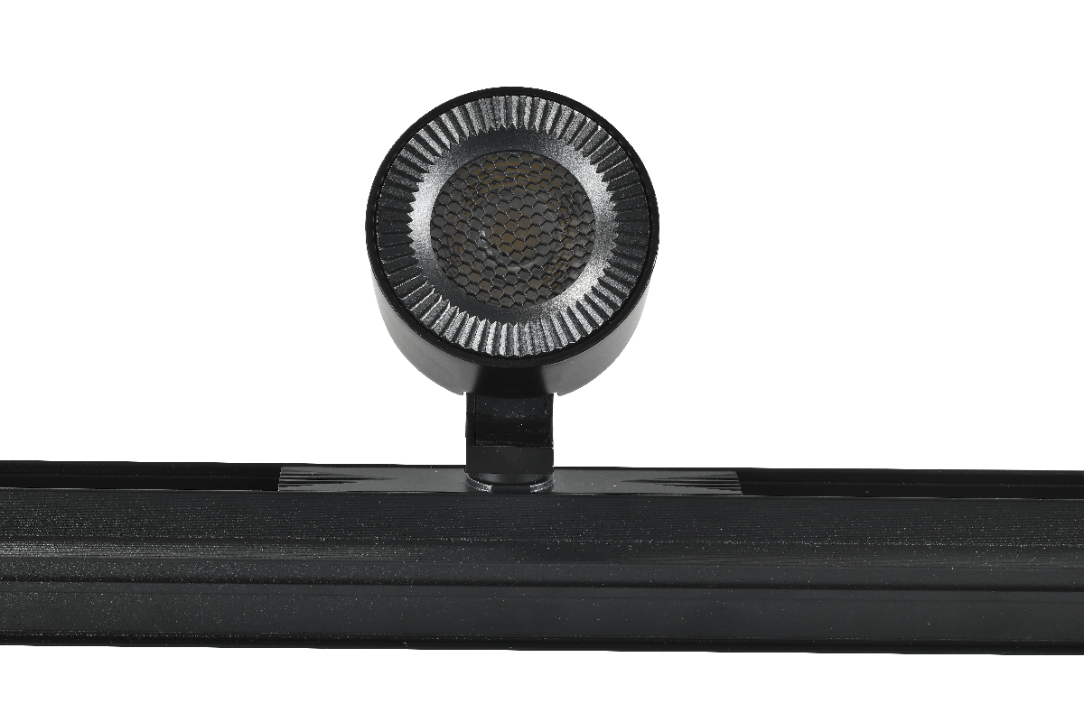 Трековый магнитный светильник iLedex Vision 4822-010-D82-12W-38DG-4000K BK (WALL WASHER)