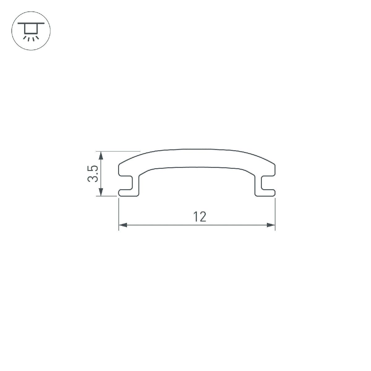 Экран Arlight STRETCH-SHADOW-200m OPAL-PVC (A2-CONTOUR-PRO) 045387