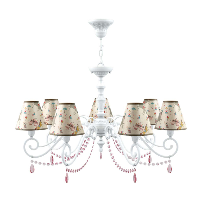 Подвесная люстра Lamp4you Classic E3-07-WM-LMP-O-14-CRL-E3-07-PK-UP