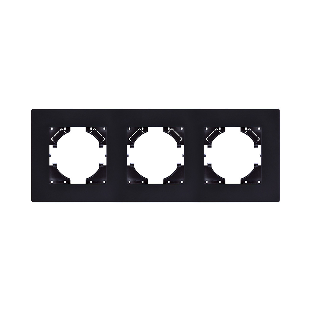 Рамка 3-постовая, черный Kollinger Aspekt AT3BK