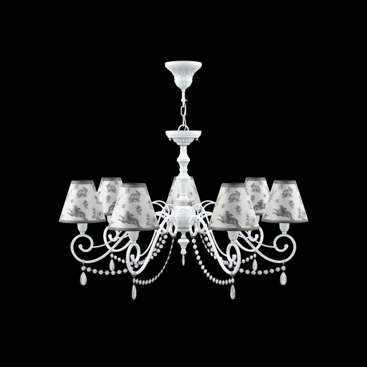 Подвесная люстра Lamp4you Classic E3-07-WM-LMP-O-8-CRL-E3-07-TR-UP