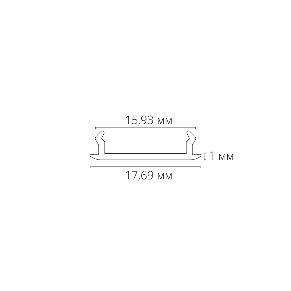 Декоративная вставка для шинопровода Arte lamp Track Accessories A540106С