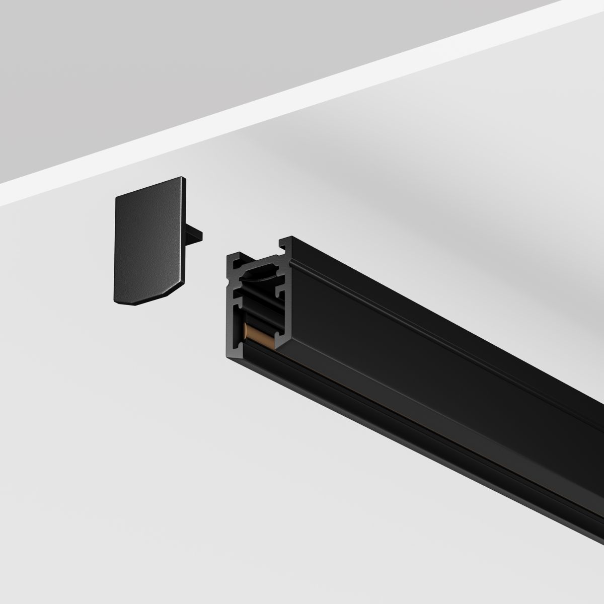 Шинопровод магнитный накладной/подвесной Maytoni Technical Busbar trunkings Levity TRX184-112B-1