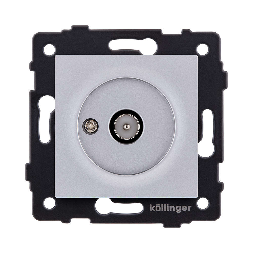 Розетка TV (папа), серый Kollinger REA-007GY для Aspekt, Eleganz, Reflex