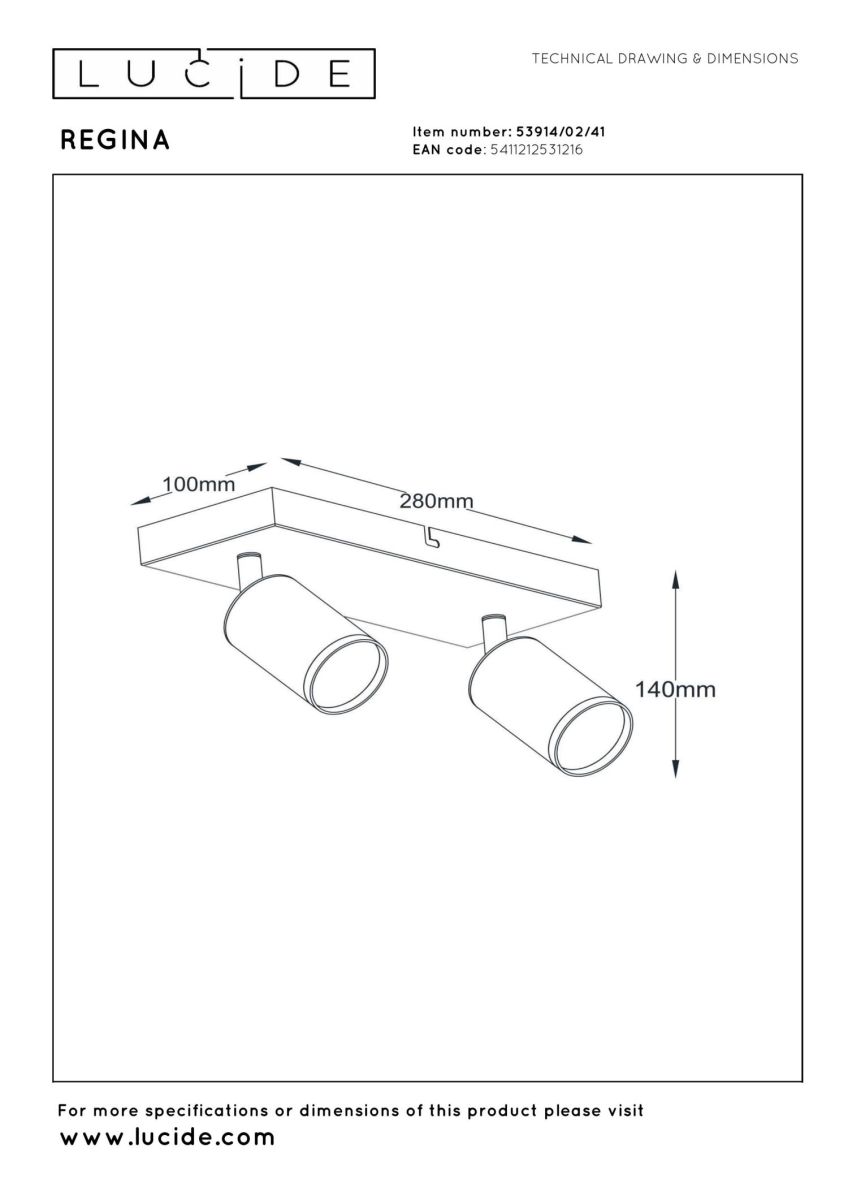 Спот Lucide Regina 53914/02/41