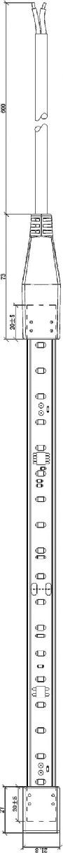 Светодиодная лента Deko-Light 230В 2835 3000К 50м 840387