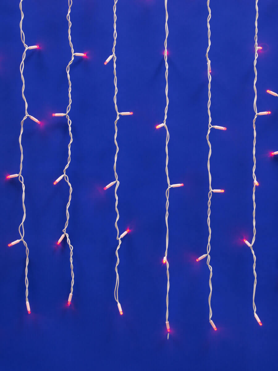 Светодиодная гирлянда (UL-00001357) Uniel занавес 220V красный ULD-C2030-240/TWK RED IP67