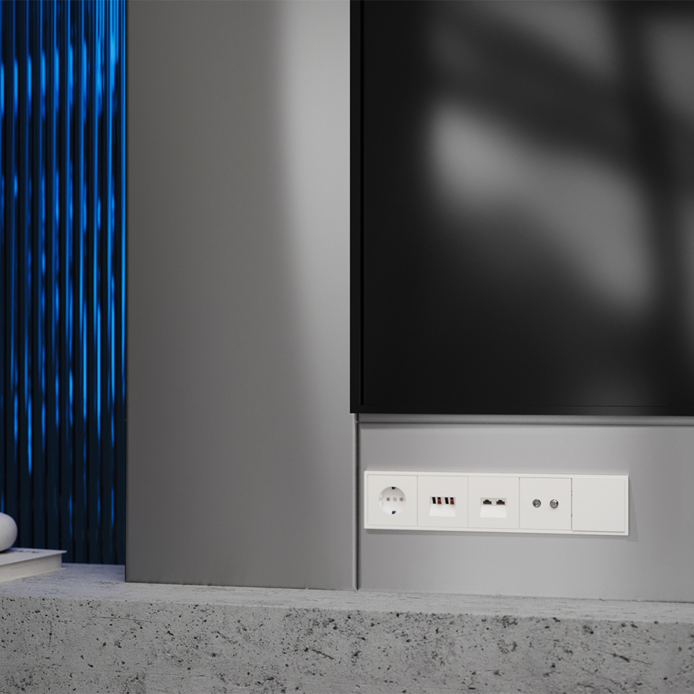 Заглушка Voltum S70 с суппортом, (хлопок) VLS080113