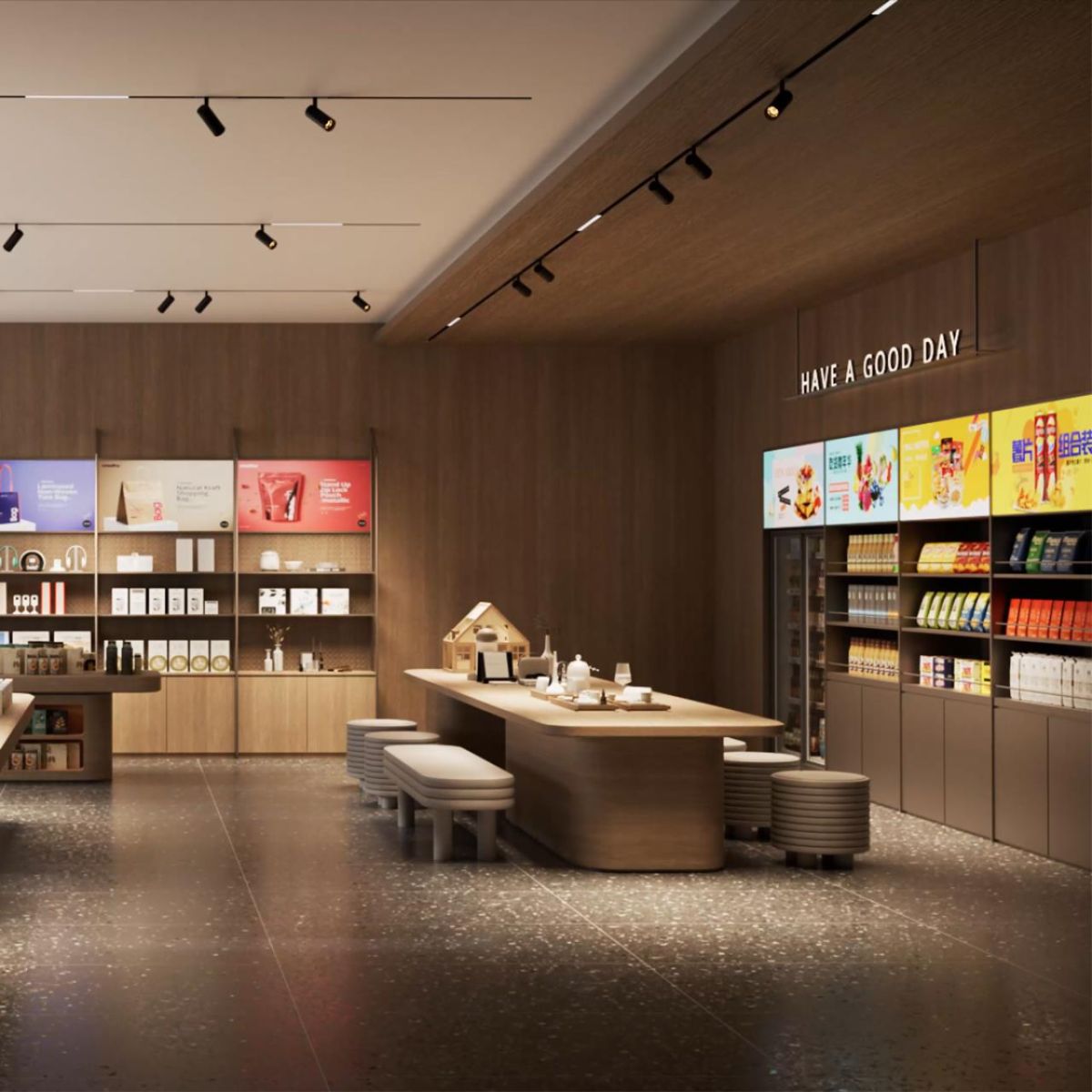 Трековый светильник с переключателем цветовой темперетуры Novotech Port Vector 359936