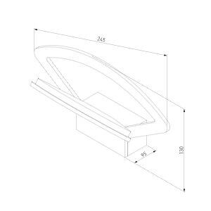 Бра Elektrostandard Pavo MRL LED 1009 4690389136665