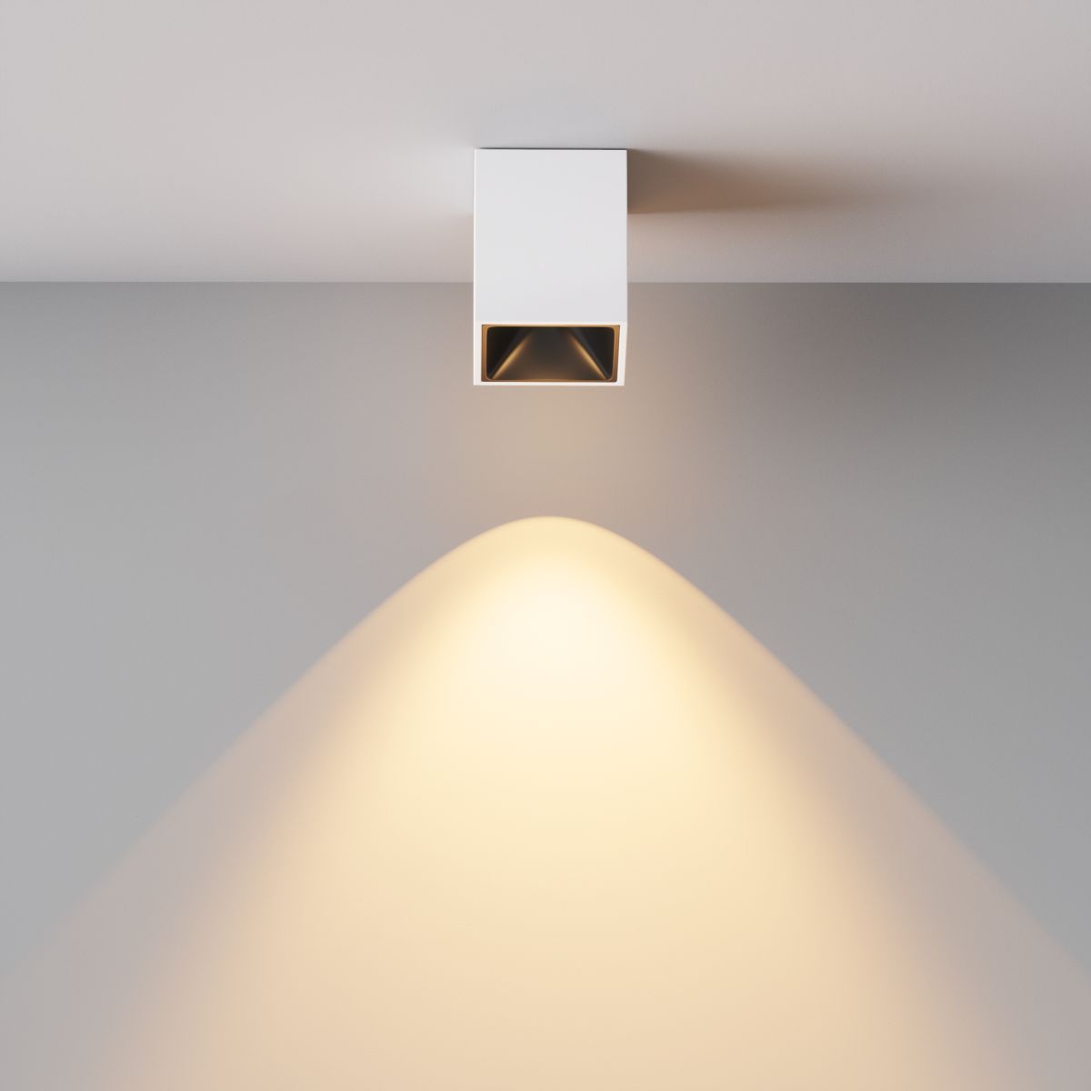 Потолочный дизайнерский светильник Maytoni Technical Alfa LED C065CL-8W2.7K-SQ-WB