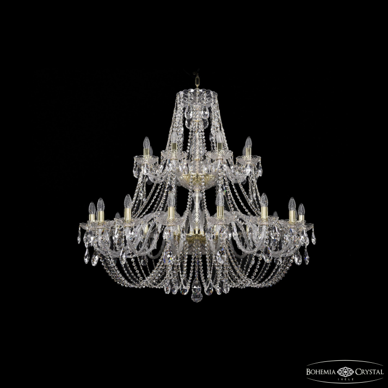 Подвесная люстра Bohemia Ivele Crystal 1406/16+8/400-110/2d G