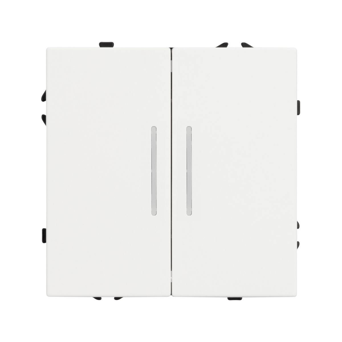 Механизм выключателя двухклавишный непроходной Arlight LED SWT-NOBE-MK02-SFPL-L-WH (230V, 10A) 054239