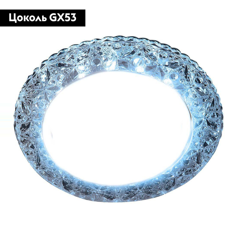 Встраиваемый светодиодный светильник Ambrella Light GX53 LED G308 CL/CLD