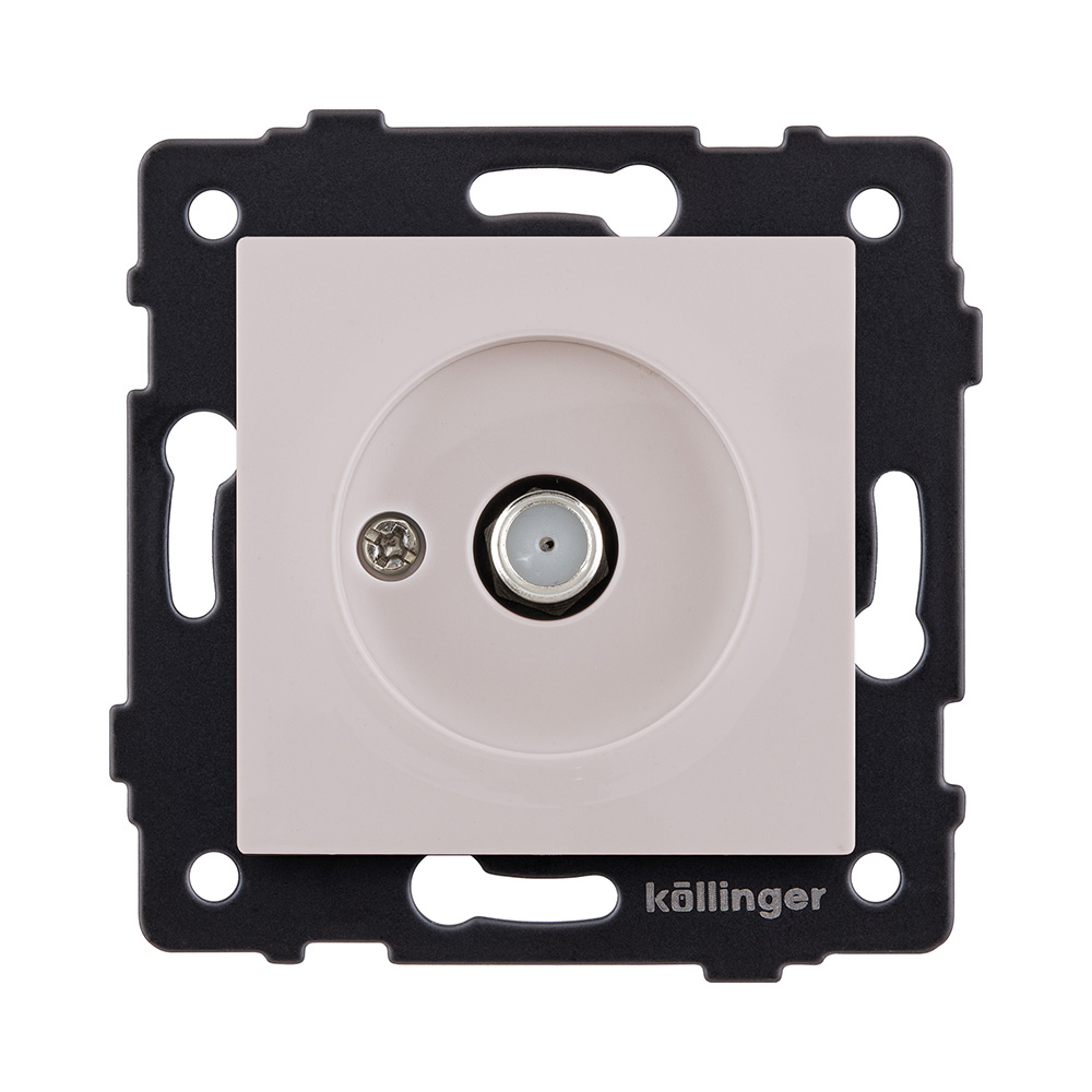 Розетка спутниковая SAT, кашемир матовый Kollinger REA-020CM для Aspekt, Eleganz, Reflex