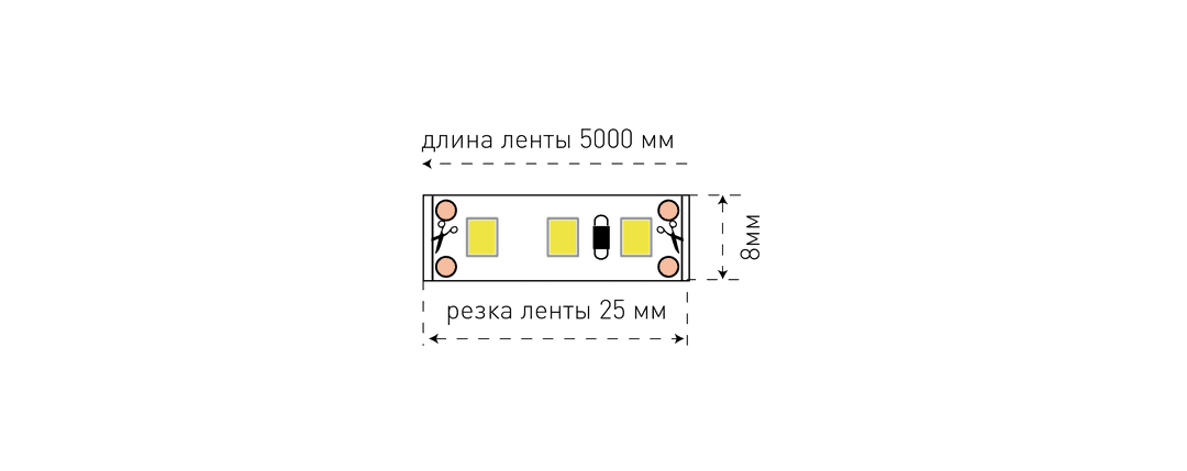 Светодиодная лента SWG SWG3120-12-9.6-W 000056
