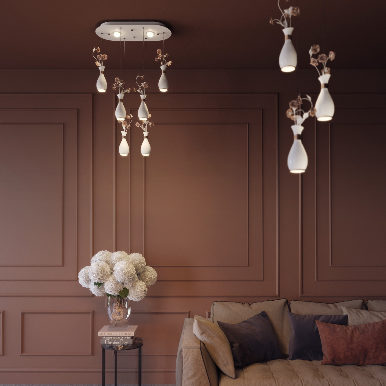 Подвесная светодиодная люстра Odeon Light Carolis 4035/18L