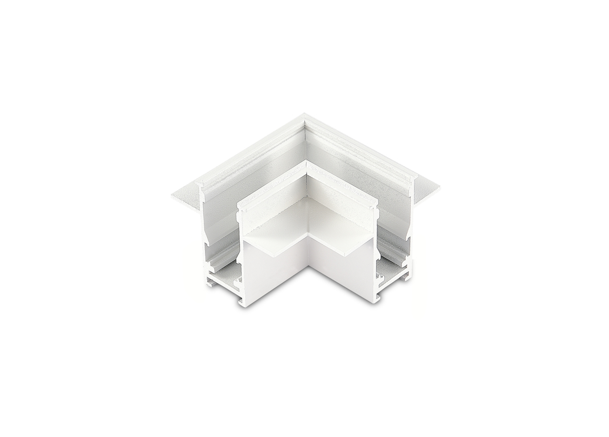 L-образный угол-соединитель для встраиваемого шинопровода Donolux Slim Line L corner DLS InW