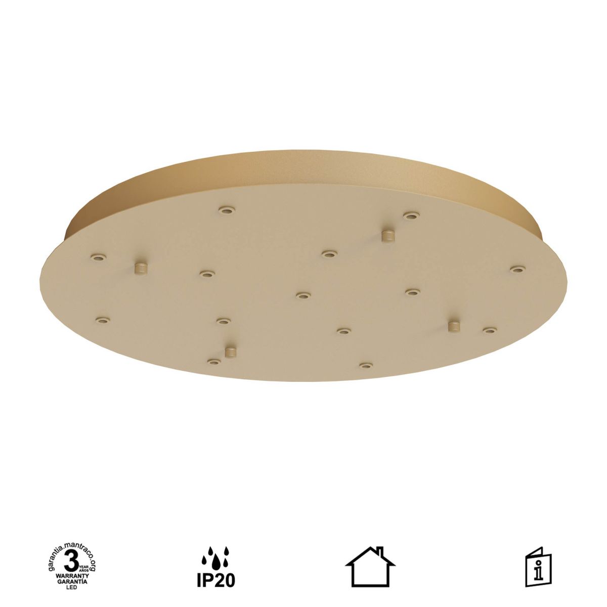 Основание потолочное 14L Mantra Modular Light Florones 9372