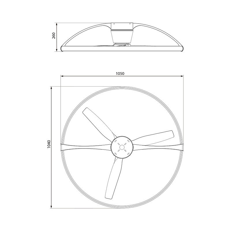 Потолочная люстра-вентилятор Mantra Nepal 7533