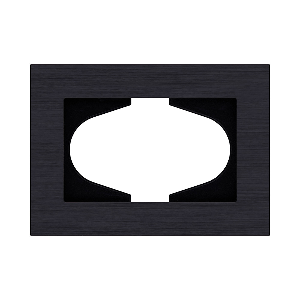 Рамка для двойной розетки, черный Kollinger Reflex AL RA120BK