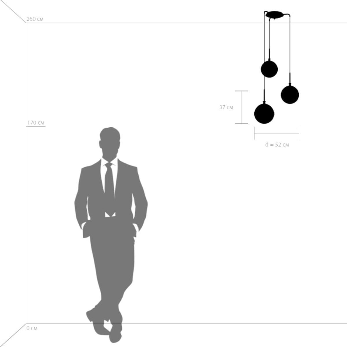 Подвесная люстра Lightstar Globo 813131
