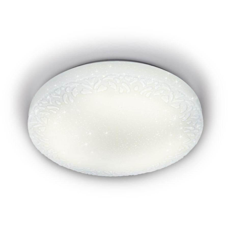 Потолочный светодиодный светильник Ambrella Light Orbital Air F21 WH 48W D390