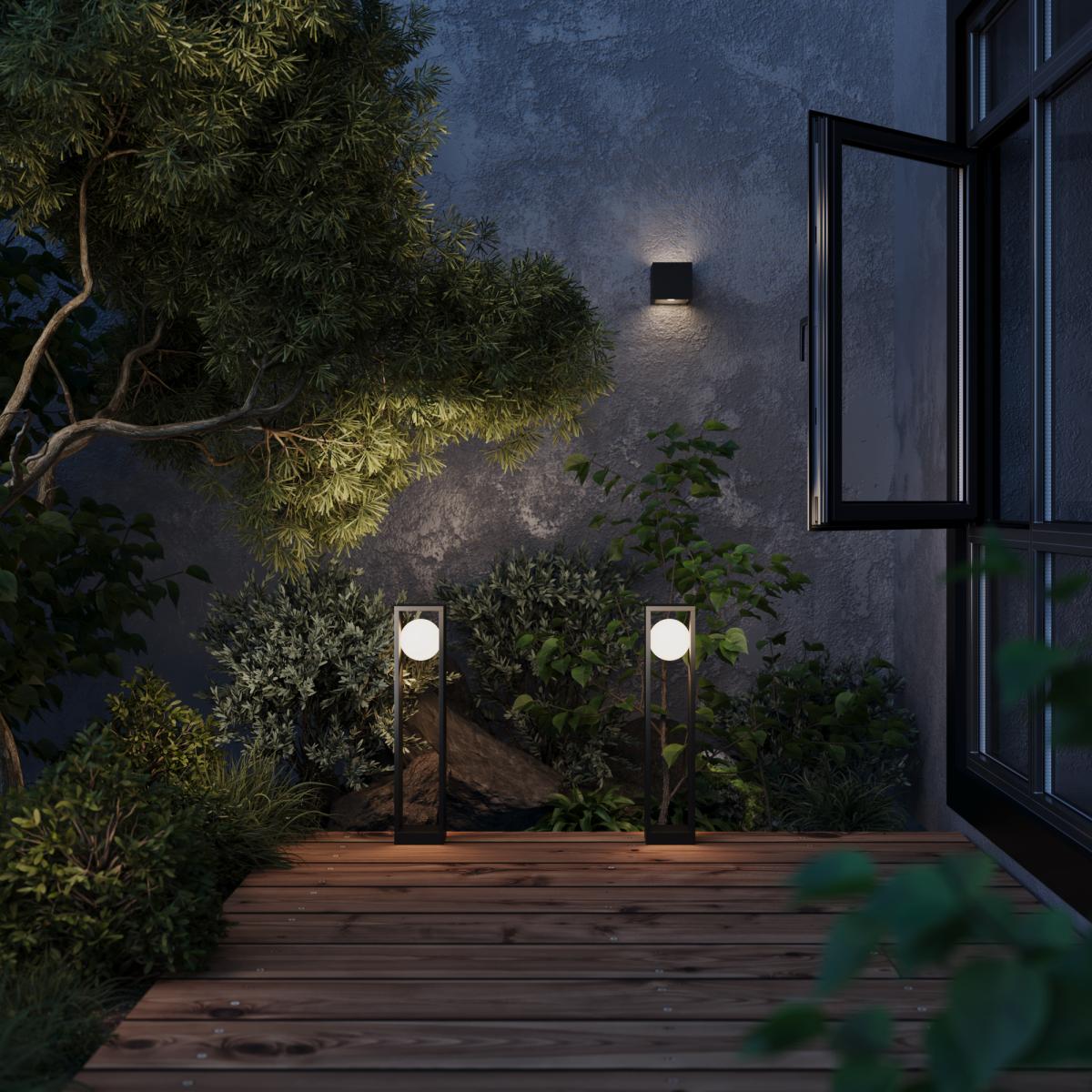 Уличный настенный светильник Maytoni Slate O483WL-L10GF3K