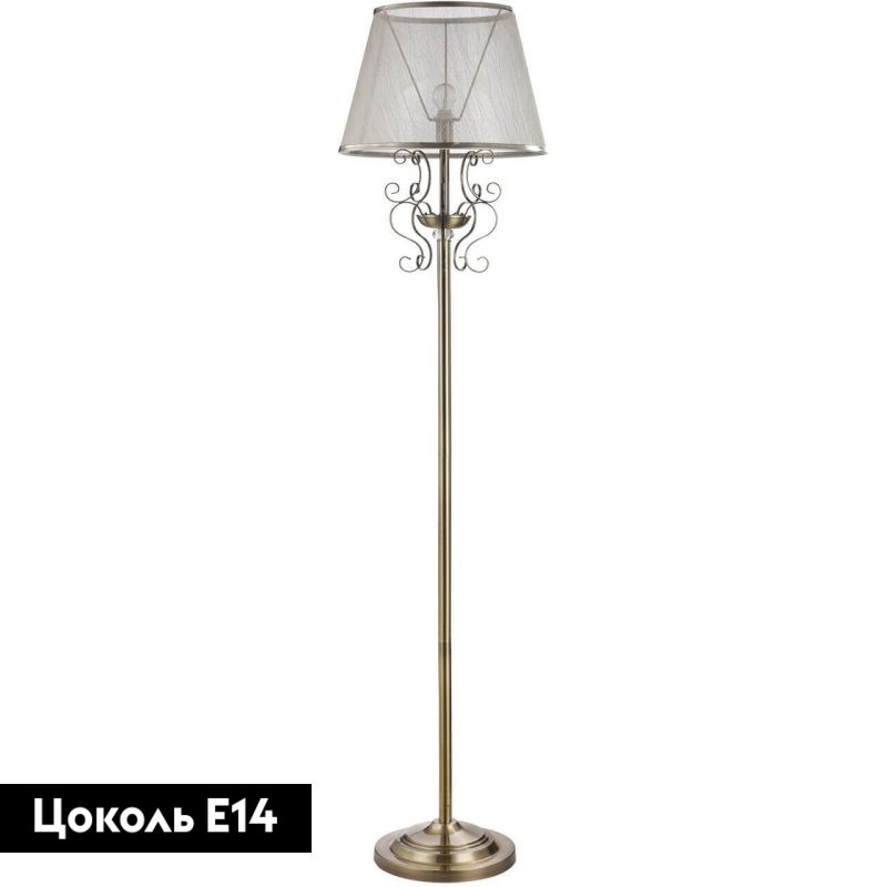 Торшер Freya Driana FR2405-FL-01-BZ