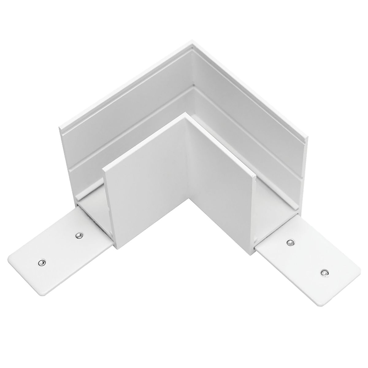 Соединитель PRO L-образный горизонтальный Teta Lightstar 505126-ALU