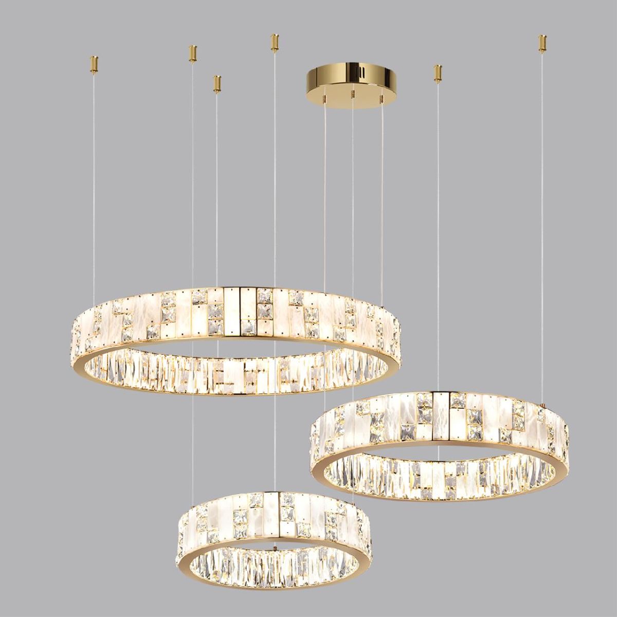 Подвесная люстра кругами Odeon Light Crossa 5072/80L