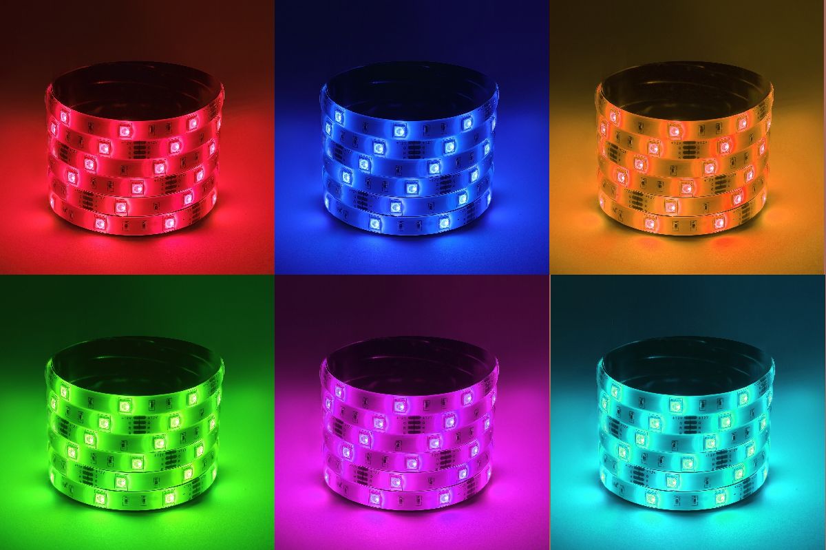 Светодиодная лента Эра 12В 5050 7,2Вт/м RGB 5м IP65 LS5050-7,2-30-12-RGB-IP65-1 year-5m Б0059918