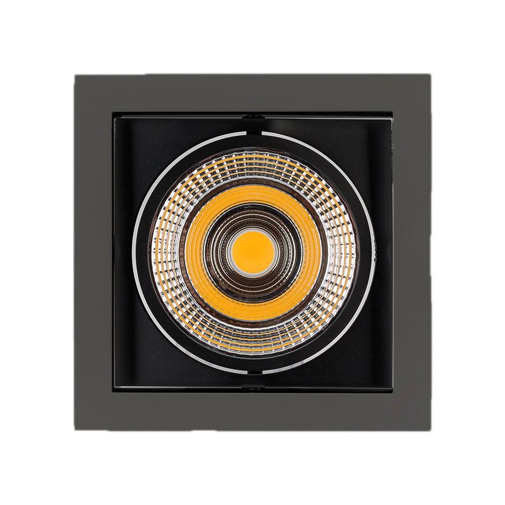 Встраиваемый светильник Arlight CL-KARDAN-S152x152-25W Warm3000 (BK-BK, 30 deg) 037030