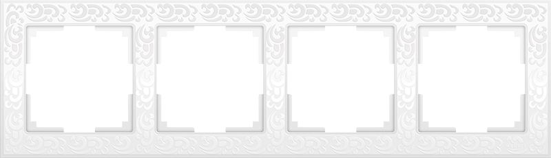 Рамка на 4 поста Werkel Flock (белый) W0042301 4690389160523 a050800