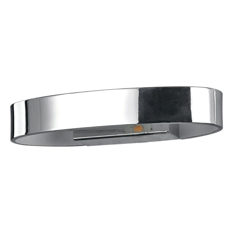 Настенный светодиодный светильник Ideal Lux Zed AP1 Oval Cromo 115160