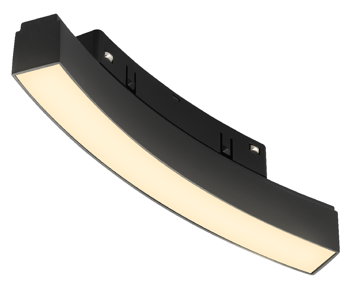 Трековый магнитный светильник iLedex Vision 4822-031-L190-D1200-6W-110DG-3000K-BK