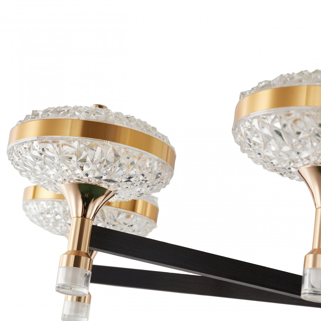 Подвесная люстра Arte Milano Ferrara 273059/6 BK/GD