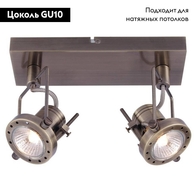 Спот Arte Lamp Costruttore A4300AP-2AB