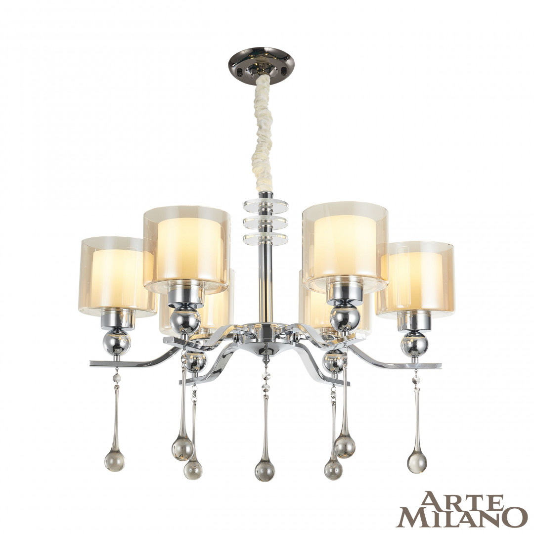 Потолочная люстра Arte Milano Neapolis 279207/6 Ni