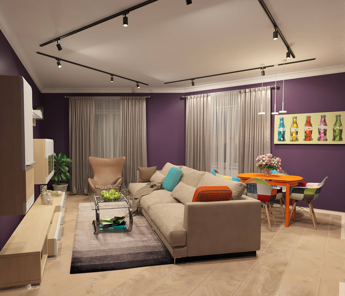 Светильник на шине Denkirs DK6201-BK