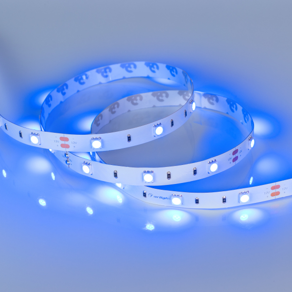 Светодиодная лента Arlight 7,2W/m 30LED/m 5060SMD синий 5M 010592(2)