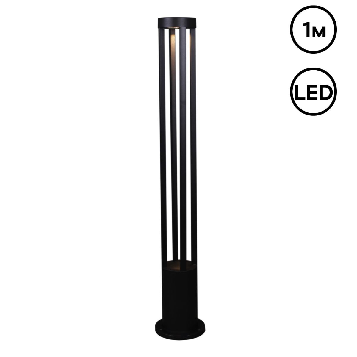 Ландшафтный светильник Reluce 09958-0.7-001JH 1,0M LED7W BK RLOS