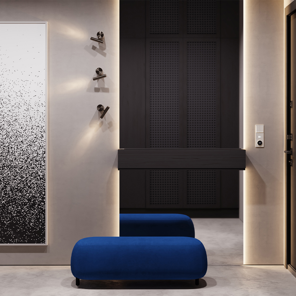 Терморегулятор электронный Voltum S70 с индикацией и датчиком, для теплого пола, (хлопок) VLS070113