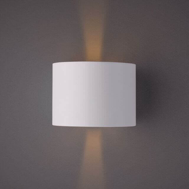 Уличный настенный светодиодный светильник Arte Lamp Rullo A1415AL-1WH