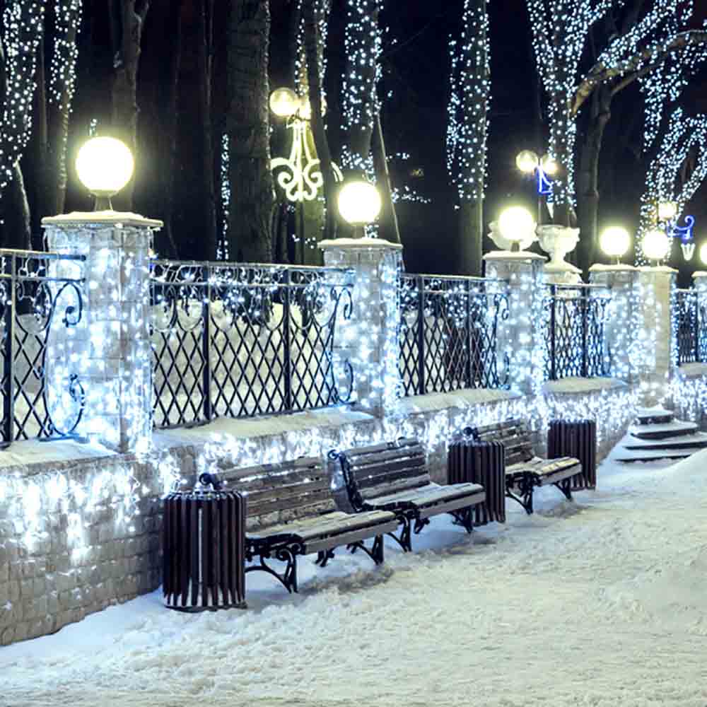 Светодиодная гирлянда Arlight ARD-Edge-Classic-2400x600-White-88LED-Pulse White 034917