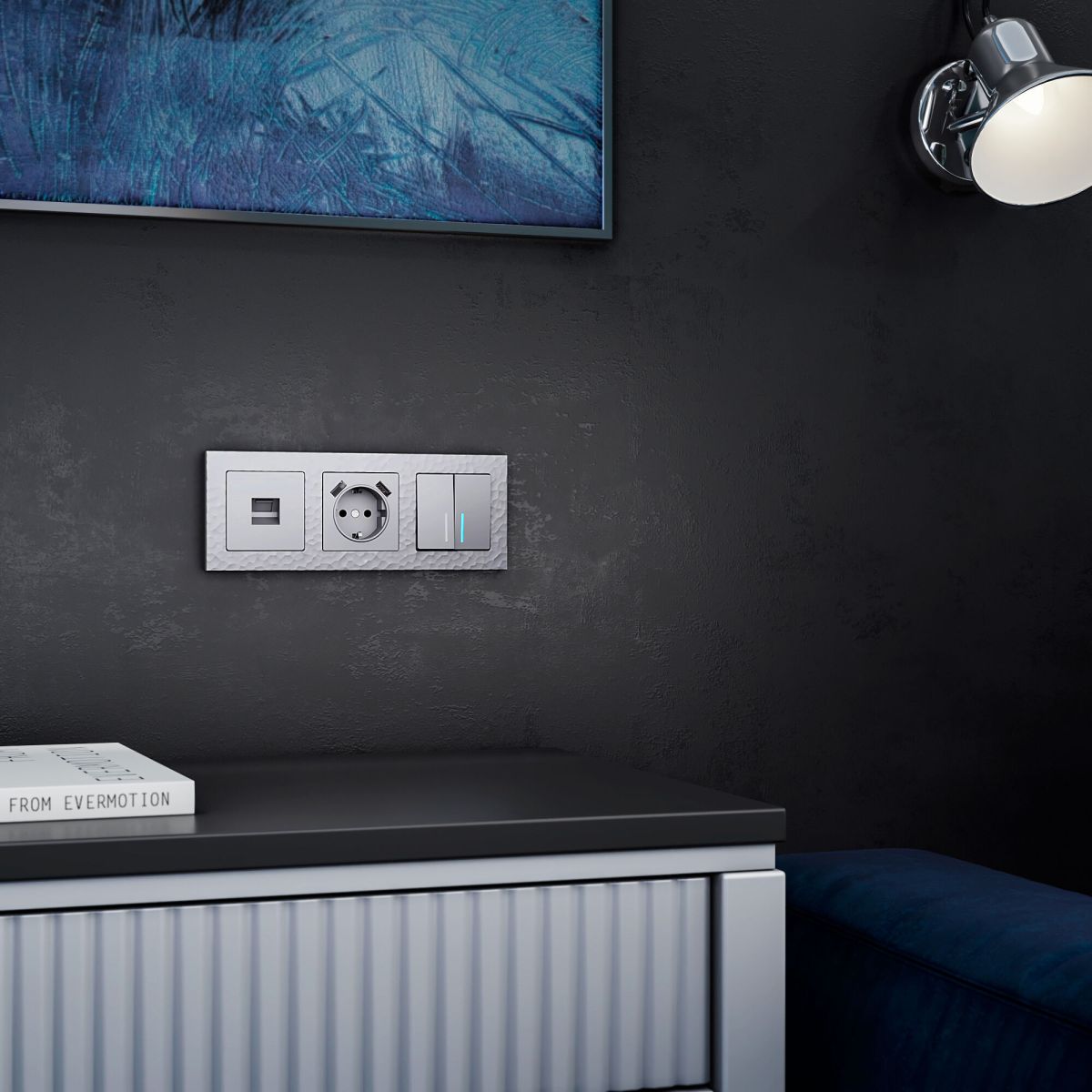 Розетка Ethernet RJ-45 Werkel W1181006 4690389157691 a050880