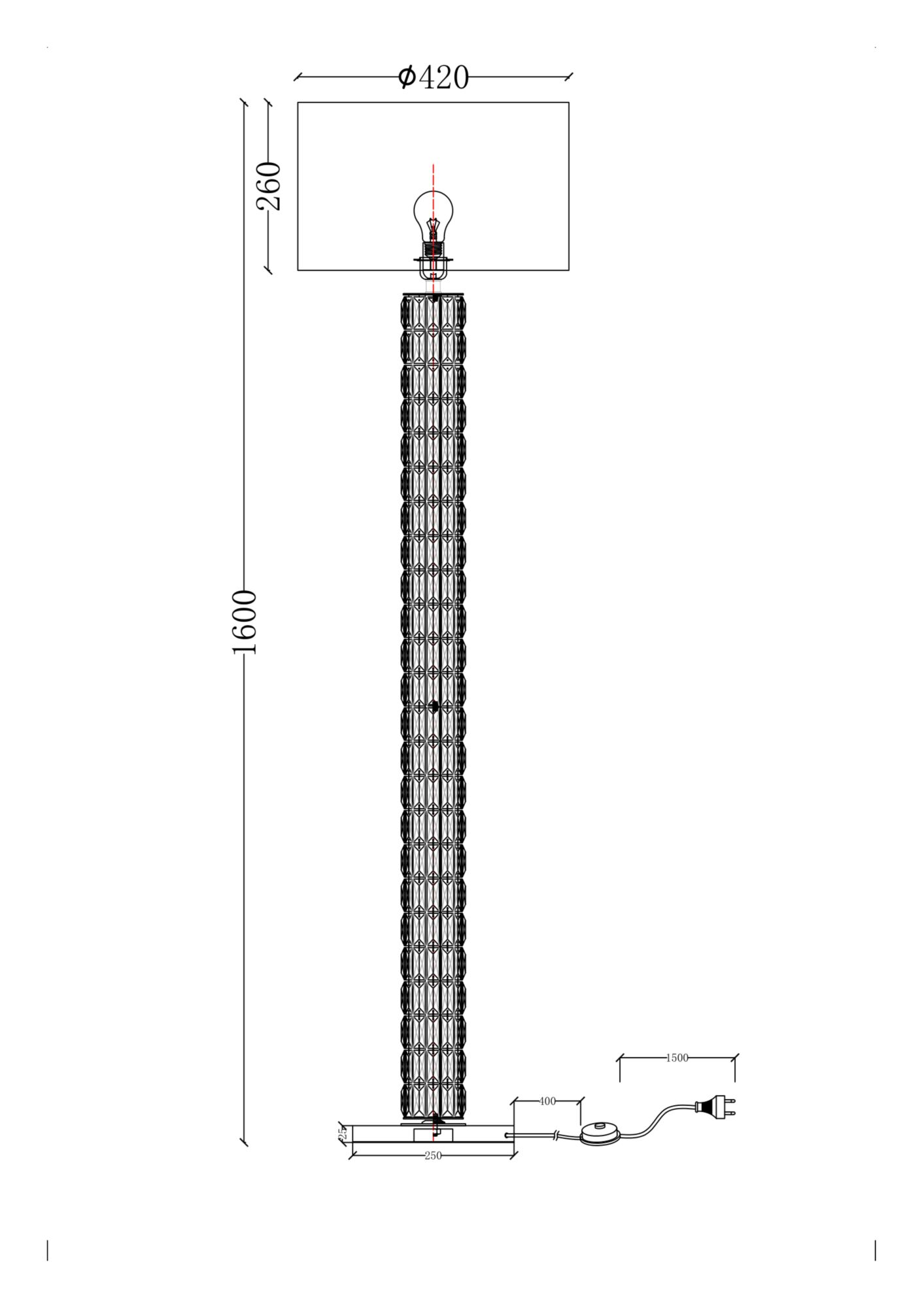 Торшер Maytoni Talento DIA008FL-01CH в Москве